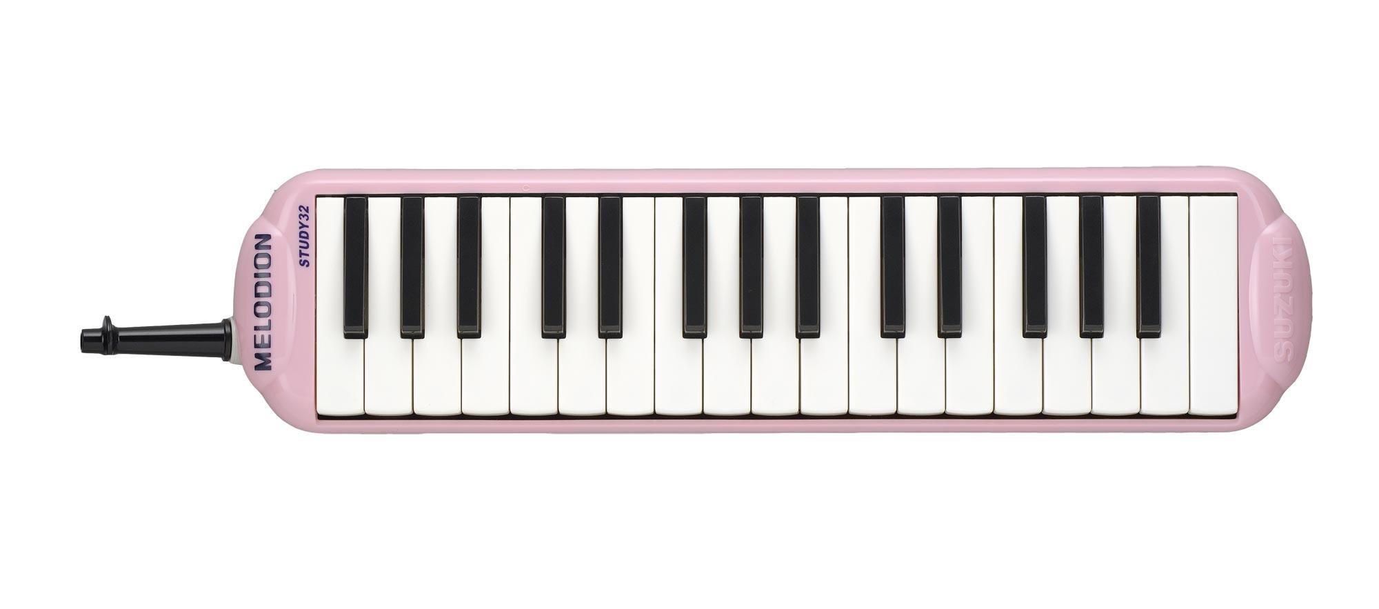 Suzuki Melodica Alto Study 32 med transporttaske - Pink